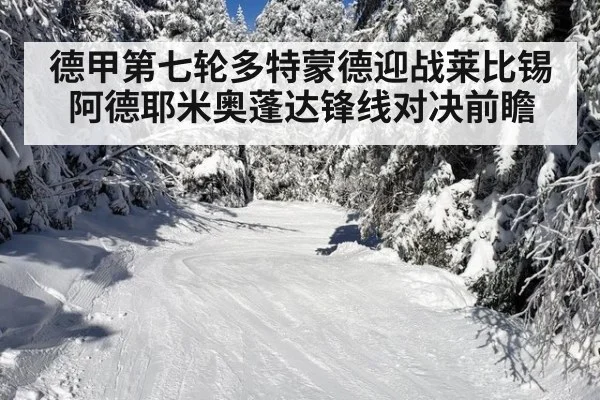 德甲第七轮多特蒙德迎战莱比锡阿德耶米奥蓬达锋线对决前瞻